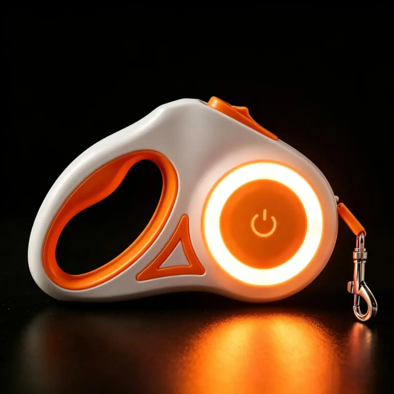 Pawzseek LED Retractable Dog Leash for Enhanced Nighttime Walking Experience