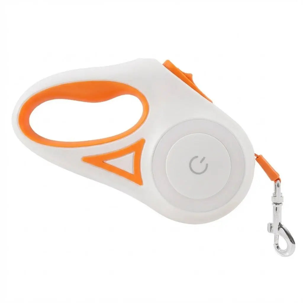Pawzseek LED Retractable Dog Leash for Enhanced Nighttime Walking Experience