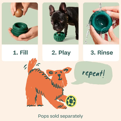 Pupsicle - Long-Lasting Interactive Dog Toy to Keep Your Pup Busy and Distracted - Safe for Dogs - Low-Mess Design - Dog Toys for Small Dogs 10-25 Lbs