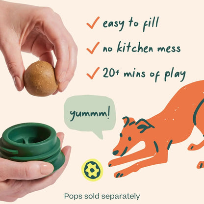 Pupsicle - Long-Lasting Interactive Dog Toy to Keep Your Pup Busy and Distracted - Safe for Dogs - Low-Mess Design - Dog Toys for Small Dogs 10-25 Lbs