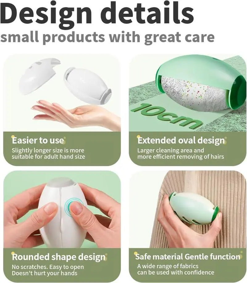 Washable and Reusable Gel Lint Roller for Pet Hair Removal - Portable Mini Tool for Clothes, Laundry, and Dust - Effective Sticky Cleaner for Dog and Cat Fur