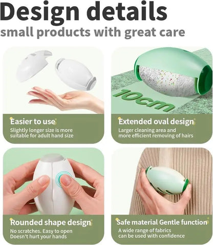 Washable and Reusable Gel Lint Roller for Pet Hair Removal - Portable Mini Tool for Clothes, Laundry, and Dust - Effective Sticky Cleaner for Dog and Cat Fur